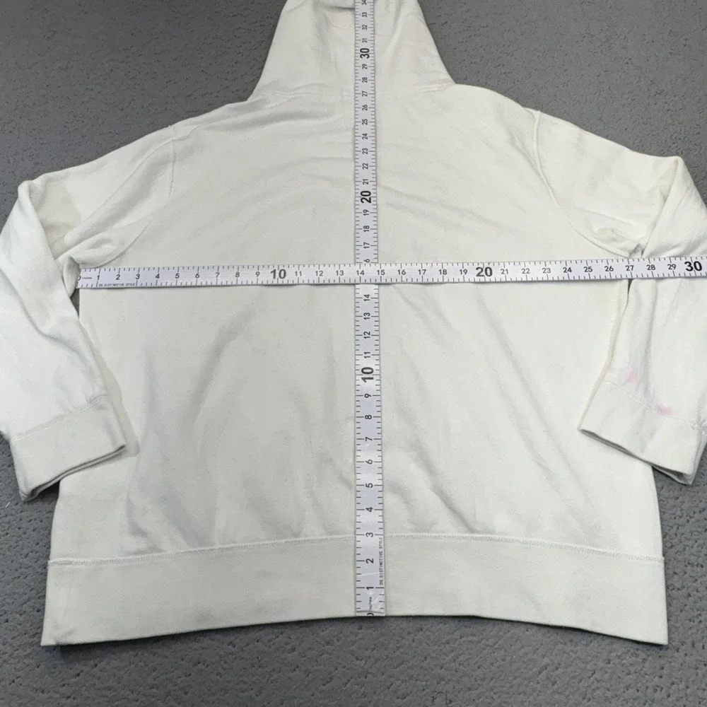 Polo Ralph Lauren Hoodie Mens 2XL White Pullover Logo Spell Out Preppy Pony